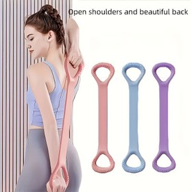 Resim 1 adet FlexiFit Direnç Bandı - Dayanıklı Kauçuk Esnek Halat, Tüm Vücut Egzersizleri, Güçlendirme Eğitimi ve Esneklik Egzersizleri için - Ev Spor Salonu, Açık Hava Fitness, Yoga, Sırt Esnekliği ve Vücut Şekillendirme için mükemmel 