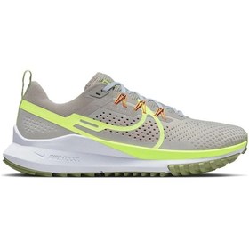 Resim Nike React Pegasus Trail 4 Erkek Bej Koşu Ayakkabısı Dj6158-002 Çok Renkli 