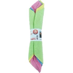 Resim HLD 4'lü Mikrofiber Bez Dört Farklı Renk Set 