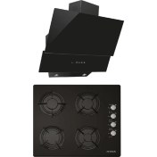 Resim Alveus Pure Siyah 2'li Ankastre Set MOD3000-GLS640 