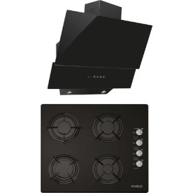 Resim Alveus Pure Siyah 2'li Ankastre Set MOD3000-GLS640 