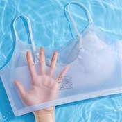 Resim 2 Adet Büyük Beden Yazlık Ultra İnce Nefes Alabilir Dikişsiz Günlük Sütyenler - Serin ve Rahat Dokunuşa Sahip, Yüksek Destekli Kaymaz, Çıkarılabilir Göğüs Pedleri - Kadınlar İçin Hediye 