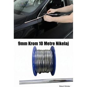 Resim Shurima Marketing Ford Connect Uyumlu Yapışkanlı Krom Nikelaj Trim Şerit 9mm 10M – Araç ve Dekor Kullanımına Uygun 