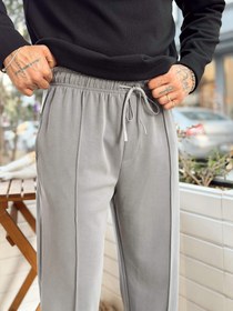 Resim MP4025 - Modal Kumaş Baggy Pantolon gri 257065 - s 