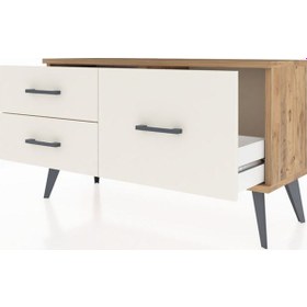 Resim Arges Şifonyer 3 Raflı 88x30x48 Çam-çam/aytaşı Çam/aytaşı 