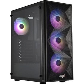 Resim Gamx Gamework Gamx Dynamic 4X12 Rgb 600W 80+ Bronz Temperli Cam Mesh Panel Kasa 