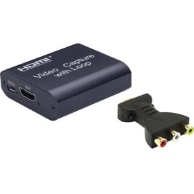 Resim Flameer USB Video Yakalama Kartı + HDMI Erkek 3 Rca Kadın Av Converter (Yurt Dışından) 