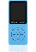 Resim Xiyyadms Ultra İnce Ekranlı Mp3 Çalar, Harici Hoparlörlü, Mavi Renk, Radyo Ve Kayıt Özellikli 