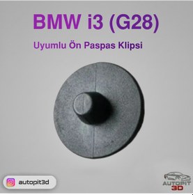 Resim Autopit 3d Bmw İ3 G28 Uyumlu Ön Paspas Klipsi Bmw İ3 