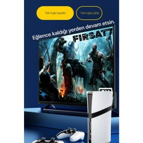 Resim Gs5 Pro 53 Emulatör 30000 Oyunlu Pro Kablosuz Çift Kol Oyun Konsolu Uyumlu 4k-Hdmı 2.4g Gaming Atari 