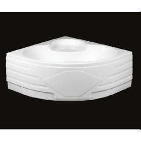 Resim Alika140x140 CM Oval Köşe Küvet Panelli 