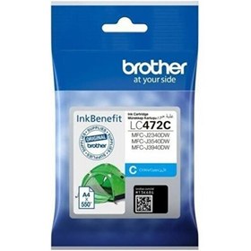 Resim Brother LC472XLC MFC-J2340 J3540 J3940 1.5K Cyan Mavi Orijinal Kartuş 