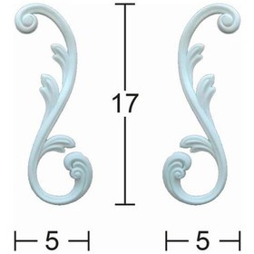 Resim Bükülebilir Esnek Aplik 17x5x17x5cm EA-12 