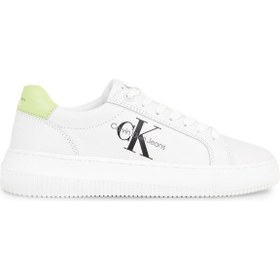 Resim Calvin Klein Chunky Chunky Laceup Kadın Sneaker Bright White/Exotic Mint 