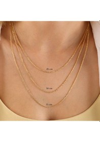 Resim 14 Ayar Altın 45 Cm Gurmet Zincir 2.0 Mm 