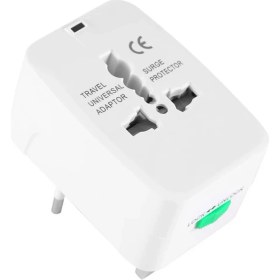 Resim XML Evreni Narita NRT-640 Unıversal Çoklu Priz Çevirici Seyahat Adaptör (125V-250V-6A-13A) (4434) 