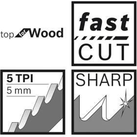 Resim Renklimestore Panter Testere Bıçağı, Gri, 5 Adet 