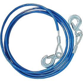 Resim Drs Tuning Döküm Kancalı Araba Çelik Çekme Halatı 2 Ton Izoleli 2,5 Metre 4,5 mm Kalınlık 