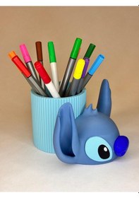 Resim Kalemlik - Stitch Masaüstü Kalemlik Diğer 