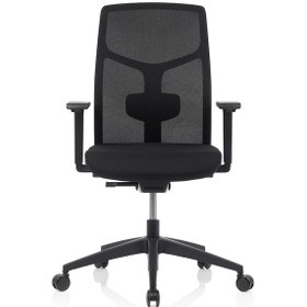 Resim Bürosit M40 Siyah Gövde Çalışma Koltuğu Kumaş 