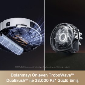 Resim MOVA Z60 Ultra Roller Complete Robot Süpürge, 28.000 Pa Emiş Gücü, 3 Yıl Garanti 