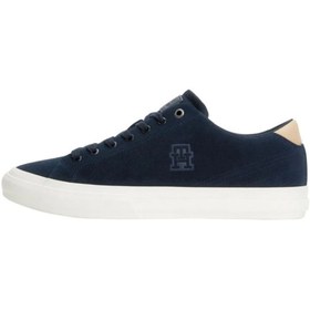 Resim Tommy Hilfiger TH Hı vulc street low suede erkek spor ayakkabı 