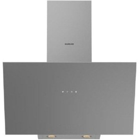 Resim Silverline 3481 Davlumbaz - CS5335S01 Ocak- Esty AEF6601S04 Firin Karma Ankastre Gri Cam Set 