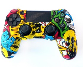 Resim Playstation 4 Desenli Kol Koruyucu Silikon Kılıf 8P4 Ps4 Kol Kılıfı 