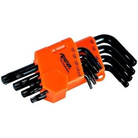 Resim Rico Rc3199 9 Parça Torx Uçlu Kısa Allen Alyan Anahtarı Takımı N11.10459 