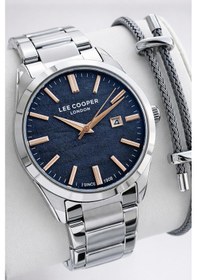 Resim Lee Cooper Nişan Ve Damatlara Özel Bileklik Hediyeli 2 Yıl Garantili Erkek Kol Saati Elc.08231.300 Gümüş 