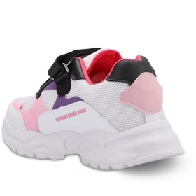 Resim Slazenger KEKOA IN Kız Çocuk Sneaker Ayakkabı Beyaz / Pembe 