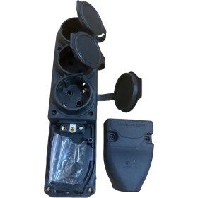 Resim Sermer Pazarlama Kauçuklu Kablosuz Üçlü Priz Üçlü Başlık 