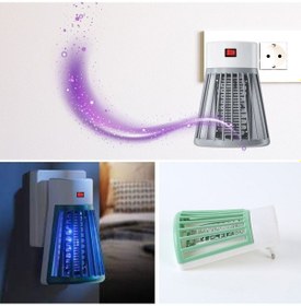 Resim Büro Ev Ofis Yazlık İçin 1w Uv Işıklı Prize Takılan Stil Sinek Öldürücü Gece Lambası 