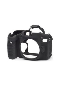 Resim Easycover Canon 80D Silikon Kılıf Ecc80Db (Siyah) 