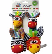 Resim Sozzy Toys Çıngıraklı Bebek Bileklik Ve Çorabı / 