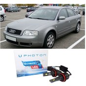Resim Audi A6 C5 Led Xenon Kısa Far Ampulü H1 Ultimate Yeni Seri Beyaz 1997-2005 