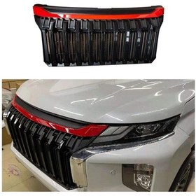 Resim Mitsubishi L200 Kırmızı Çizgili Siyah Panjur 2019+ 