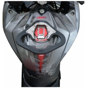 Resim GP Kompozit Bajaj Pulsar RS 200 2015-2024 Uyumlu Depo Üstü Artçı Tutamak Siyah 