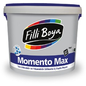 Resim Filli Boya Nil Yeşili Momento Max Tam Silinebilir Silikonlu Iç Cephe Boyası 2,5 Lt 