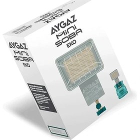 Resim Mini Soba Eko, Kamp Sobası, Seramik Taş Doku, Entegre Regülatör, Hassas Musluk Ayarlı Kamp Sobası Gazlı, Kolay Musluk Montajı, 1,4 Kw Isı Gücü 