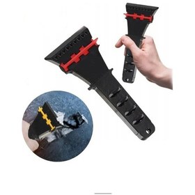 Resim Buz Kırıcı Buz Kazıyıcı Silikonlu Çek Çek Siyah 