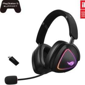 Resim Asus Rog Delta Iı Siyah Kablosuz Gaming Kulaklık 