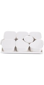 Resim Özbience 15 Parça Oval Kahvaltılık Seti, Şık ve Kullanışlı Sunumlar Için 