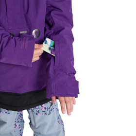 Resim Burton Frostner 2L Anorak Jacket Unisex Çocuk Mor Snowboard Ceketi 