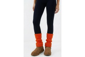 Resim Uncia Outdoors Premium Kışlık Kalın Örgü Triko Tozluk Çorap %100 Akrilik Leg Warmer Ayak Isıtıcı 