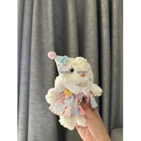 Resim Silver1 Sevimli Renkli Ip Peluş Ayı Kolye El Yapımı Oyuncaklar Küçük Bebek Çanta Çekicilik Sevimli Bebek Cep Telefonu Çekicilik (Yurt Dışından) 