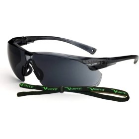 Resim Univet 505U.00.00.02 Siyah Buğulanmaz Koruyucu Motosiklet Bisiklet Gözlüğü + Gözlük Ipi 