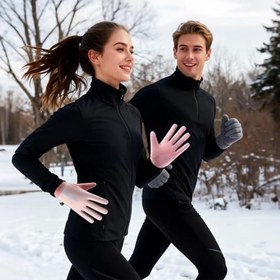 Resim Isıtmalı İş Eldivenleri - Dokunmatik USB Destekli Kışlık Elektrikli Eldivenler - USB Isıtıcılı Eldiven ve El Isıtıcılar - Erkek Kadın Genç Kayak Yürüyüş Çalışma İçin 