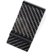 Resim Araç Karbon Fiber Kartı Tutucu Cüzdan Kredi Kartı Klibi Cilalı 1 Adet 