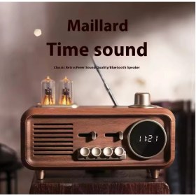 Resim Feyza Design Yüksek Kaliteli Retro Taşınabilir Bluetooth Ses Kutusu ve Mp3 Çalar 